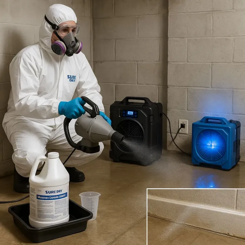 Sanitization and Odor Removal process in Hanahan, SC